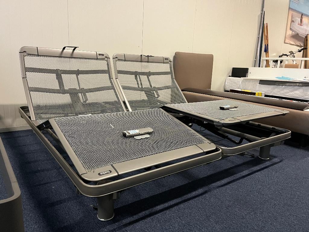 Elektrische Auping Royal (180x200cm), Ophalen, Verstelbaar, Tweepersoons, Zo goed als nieuw