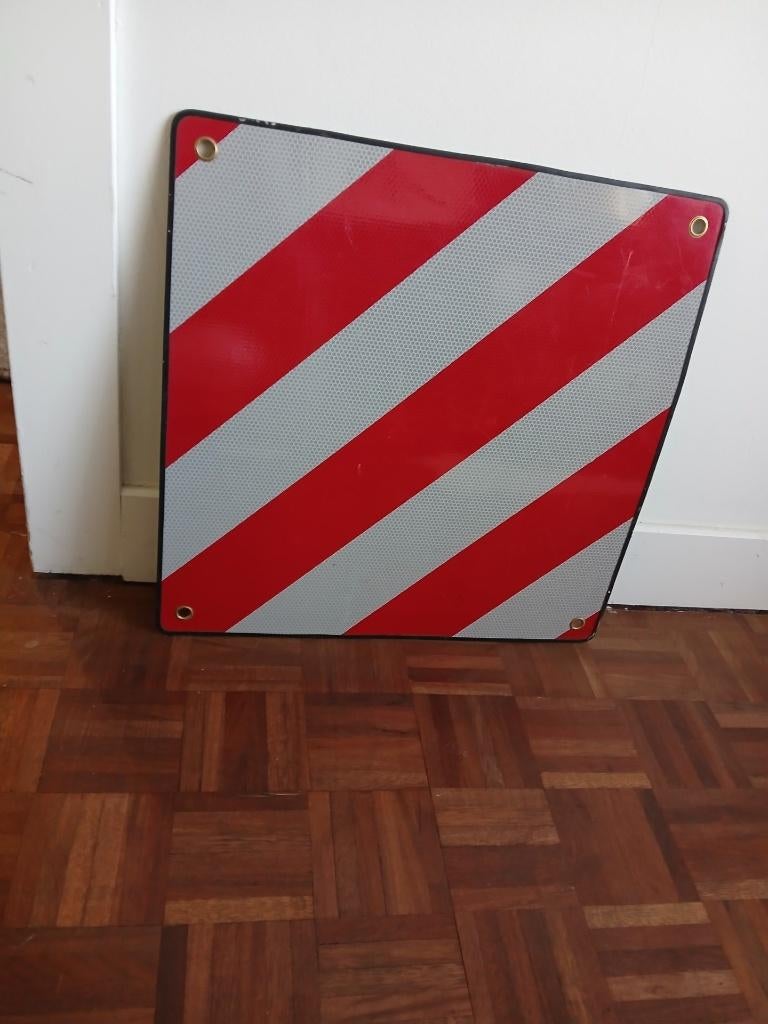 Waarschuwingsbord Italië Spanje Spanje - 50x50 Aluminium Reflector Waarschuwingsbord