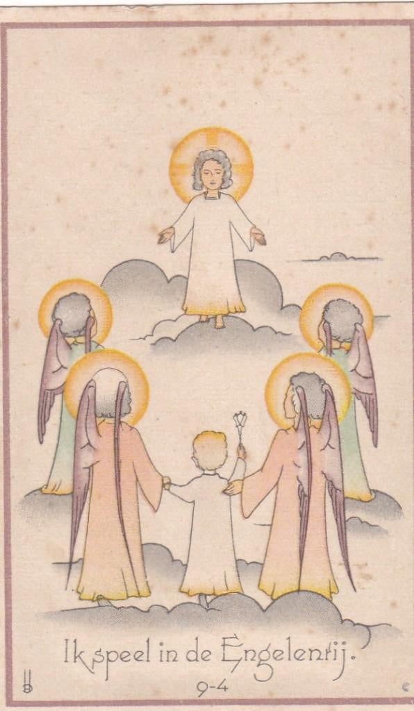 WIMKE  1954-1955  ROUSCHOP - HELGERS, Verzenden, Bidprentje