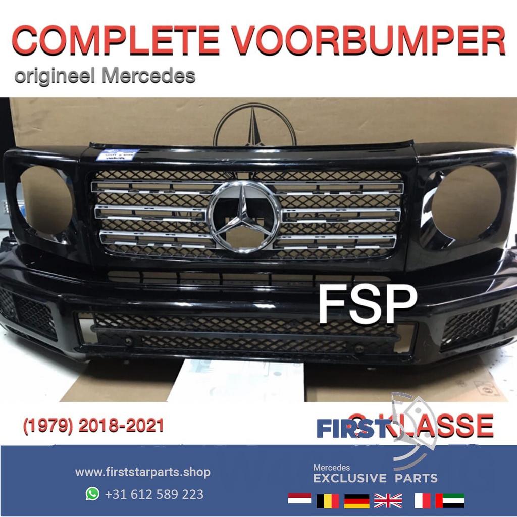 W463 G WAGON VOORBUMPER ZWART Mercedes G KLASSE 2018-2020 (o, Gebruikt, -, Voor, Ophalen of Verzenden