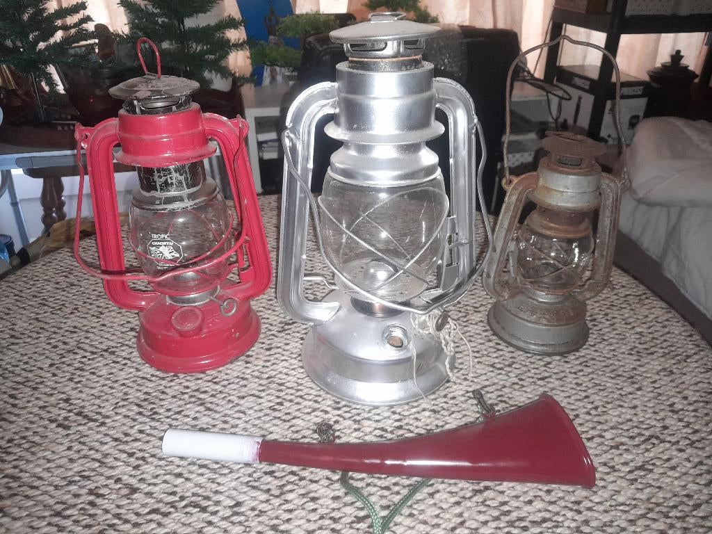 Stormlantaarn stormlamp scheepstoeter, Verzenden, Zo goed als nieuw, Motorboot of Zeilboot, Gebruiksvoorwerp