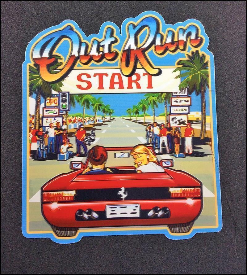 SEGA OUTRUN videogame Bartop kast Retro Arcade Sticker, 1 speler, Nieuw, Ophalen of Verzenden, Vanaf 3 jaar