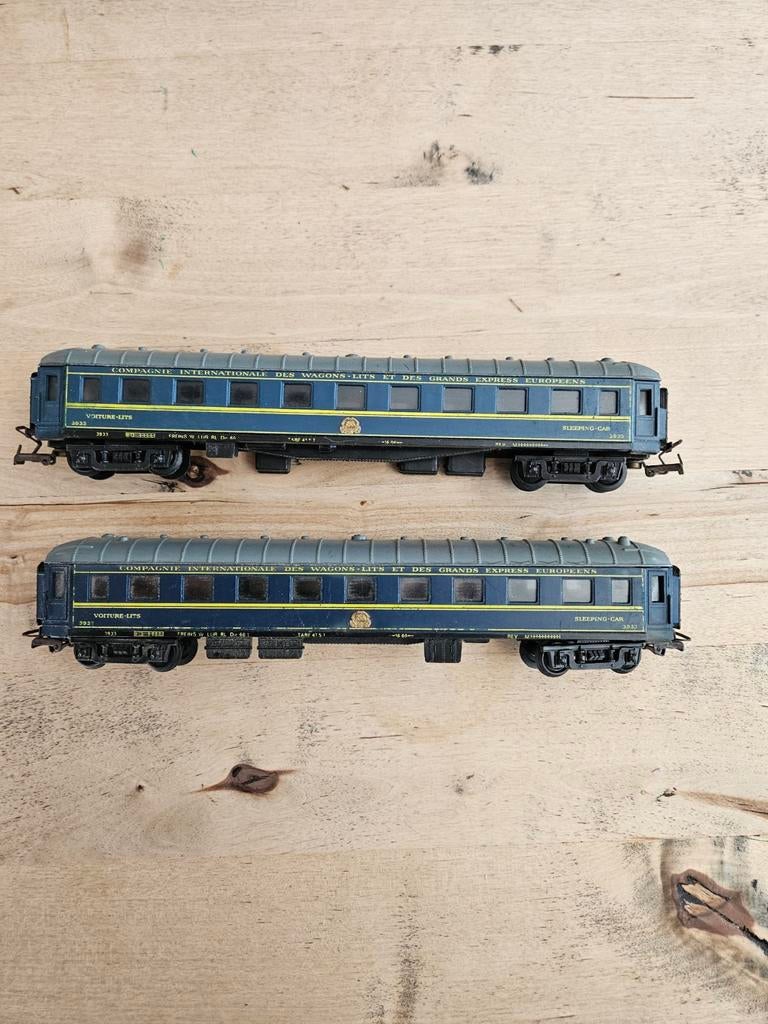 2 rijtuigen van Lima, Gebruikt, Gelijkstroom, Wagon, Ophalen of Verzenden