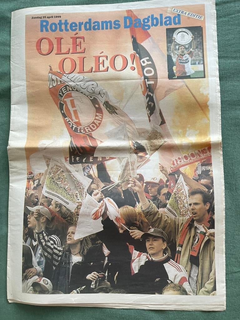 Oude kranten Feijenoord, Verzamelen, Ophalen of Verzenden, Zo goed als nieuw, Feyenoord