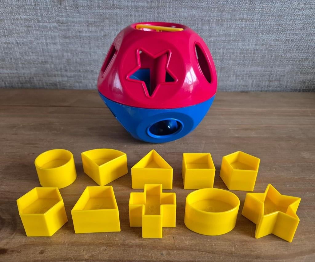 Tupperware Hollebol vormenstoof Ø17cm Blauw/Rood/Geel, Ophalen of Verzenden, Zo goed als nieuw, Blauw, Overige typen