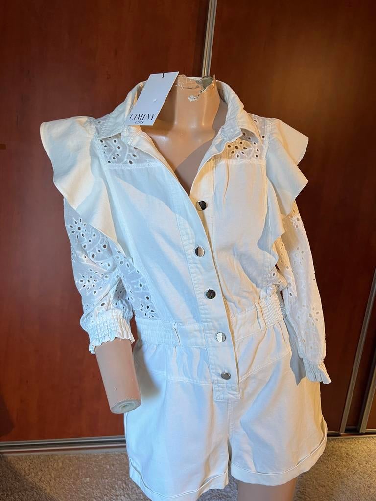 CIMINY jumpsuit maat m origineel NIEUW MET KAARTJES, Kleding | Dames, Jumpsuits, Maat 38/40 (M), Wit, G, T