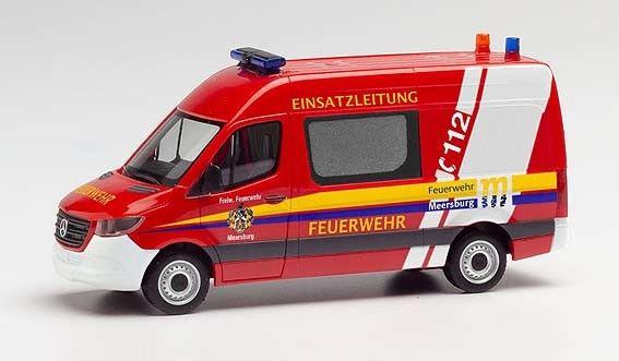 Mercedes Benz Sprinter HD Freiwillige Feuerwehr Meersburg, Nieuw, Ophalen of Verzenden, Bus of Vrachtwagen, Herpa