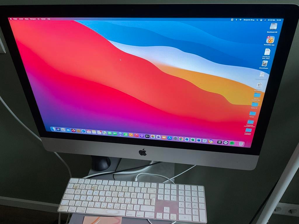 Imac 27 inch Retine 5k eind 2014 te koop, Ophalen, Gebruikt, IMac, 27 inch