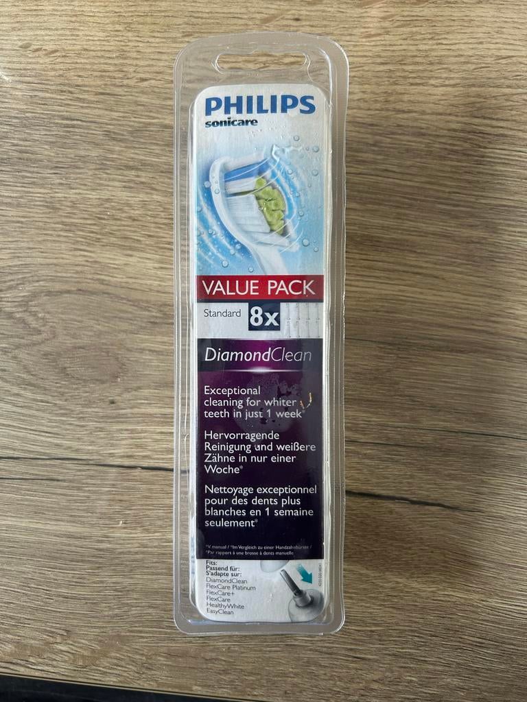 Ongeopende Philips Sonicare Opzetborstels 8x, Ophalen of Verzenden, Nieuw, Opzetborstel