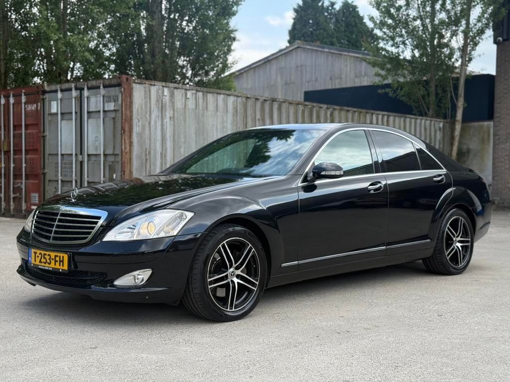 Mercedes-Benz S-Klasse 3.5 S350 AUT 2008 Zwart, Automaat, Parkeersensor, Achterwielaandrijving, Beige