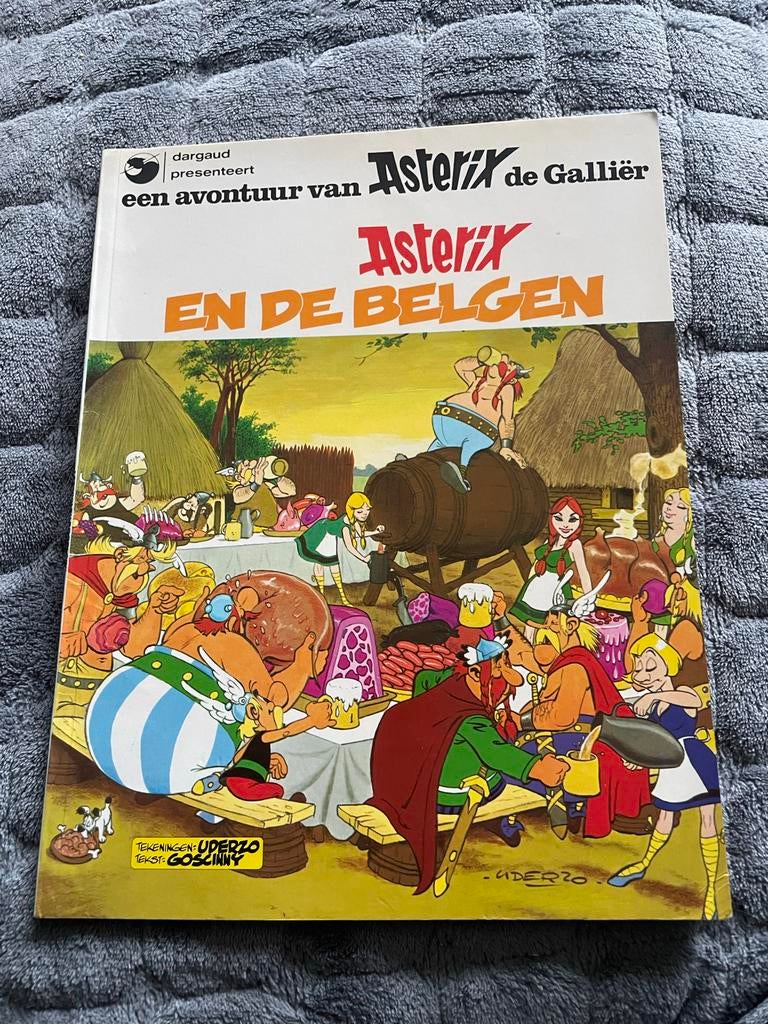 Asterix en de Belgen, Boeken, Eén stripboek, Ophalen of Verzenden, Gelezen