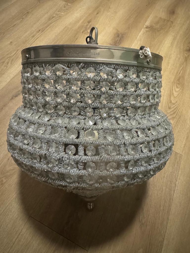 Riviera Maison Chantilly Chandelier lamp Marrakech L 46cm, Huis en Inrichting, Ophalen, Zo goed als nieuw, Metaal