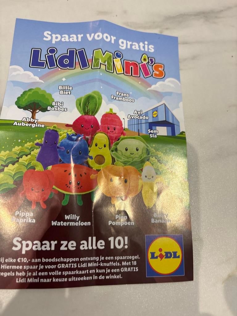 Lidl Mini's zegels gratis gezocht, Verzamelen, Supermarktacties, Lidl, Verzenden