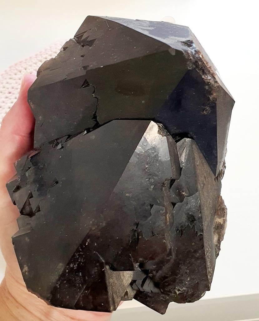 Ruwe Morion puur natuur, Recordkeeper, Liefde, Rust 1.5 Kg., Verzamelen, Mineralen en Fossielen, Mineraal, Verzenden