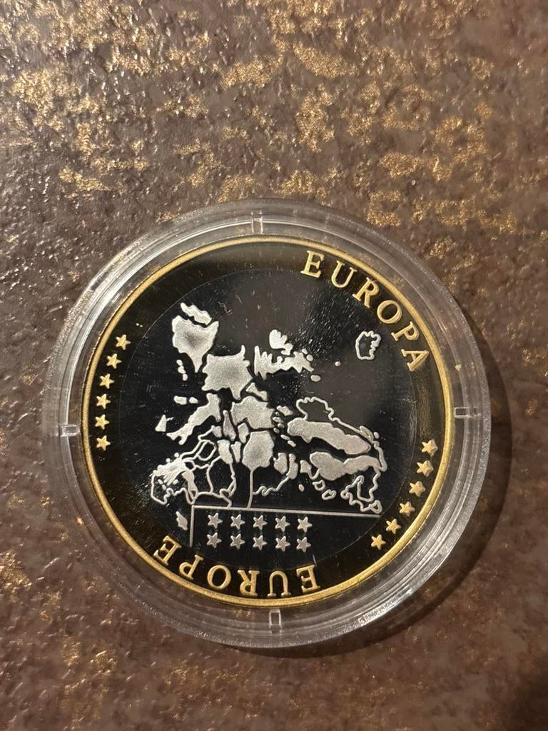 Monaco 20 Euro medaille 2002 Prins Rainier III, Postzegels en Munten, Munten | Europa | Euromunten, Zilver, Losse munt, Monaco