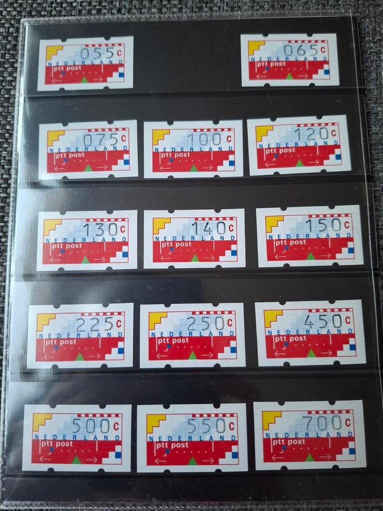 Nederland automaatstroken 1989 postfris, Postzegels en Munten, Ophalen of Verzenden