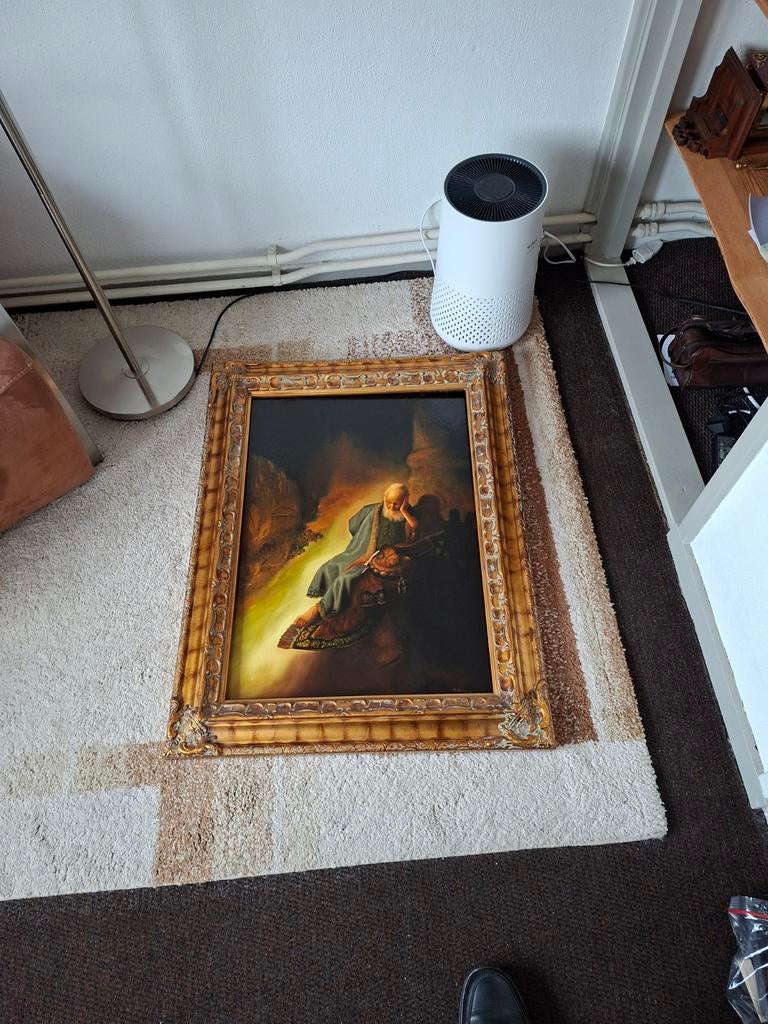 Schitterend olie verf schilderij. Op paneel 51x71 paneelmaat, Ophalen