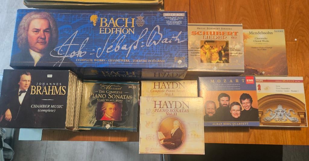 Klassieke cd-boxen, meer dan 200 cd's, Ophalen, Boxset, Overige typen, Zo goed als nieuw