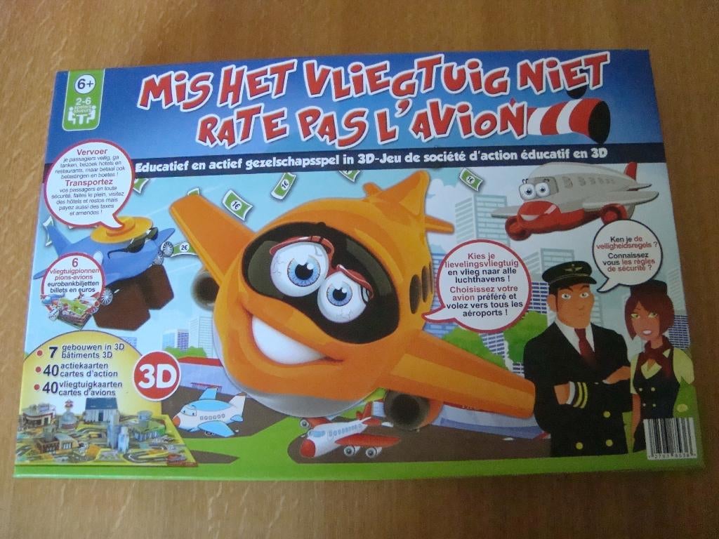 Mis het vliegtuig niet, Ophalen of Verzenden, Zo goed als nieuw