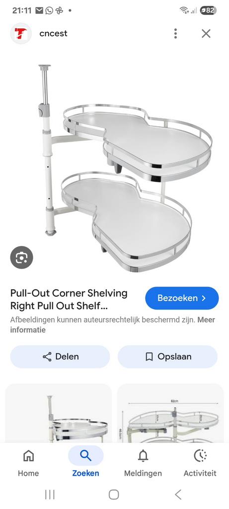 Keukenkast Carroussel Nieuw in doos / Past niet in onze kast, Minder dan 50 cm, Nieuw, Ophalen of Verzenden, Minder dan 100 cm