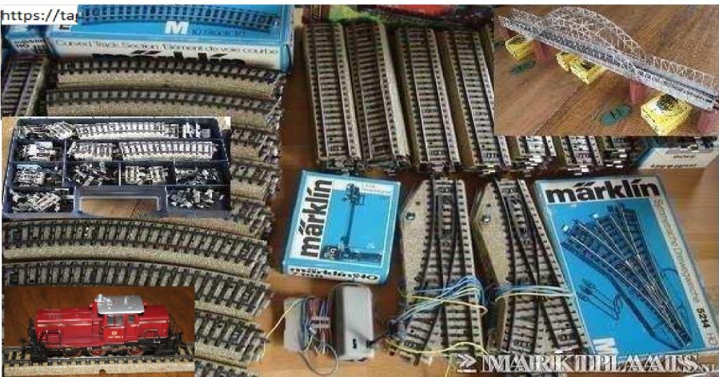 Marklin M-Rail rails,wissels,bovenleiding,seinen en Alles-M, Hobby en Vrije tijd, Modeltreinen | H0, Wisselstroom, Rails, Ophalen of Verzenden