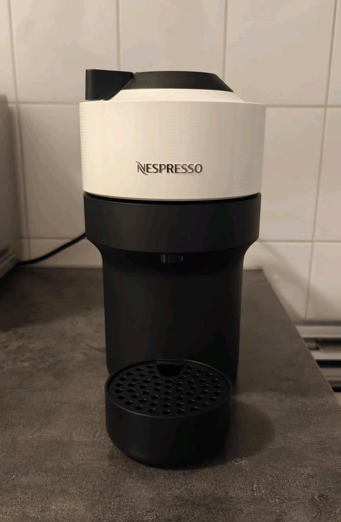 Nespresso Virtuo Pop koffiemachine, Koffiemachine, Ophalen of Verzenden, Zo goed als nieuw, Koffiepads en cups