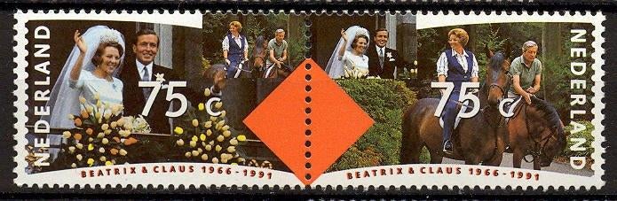 Nederland  1466 - 1467  postfris, Postzegels en Munten, Postzegels | Nederland, Verzenden, Postfris