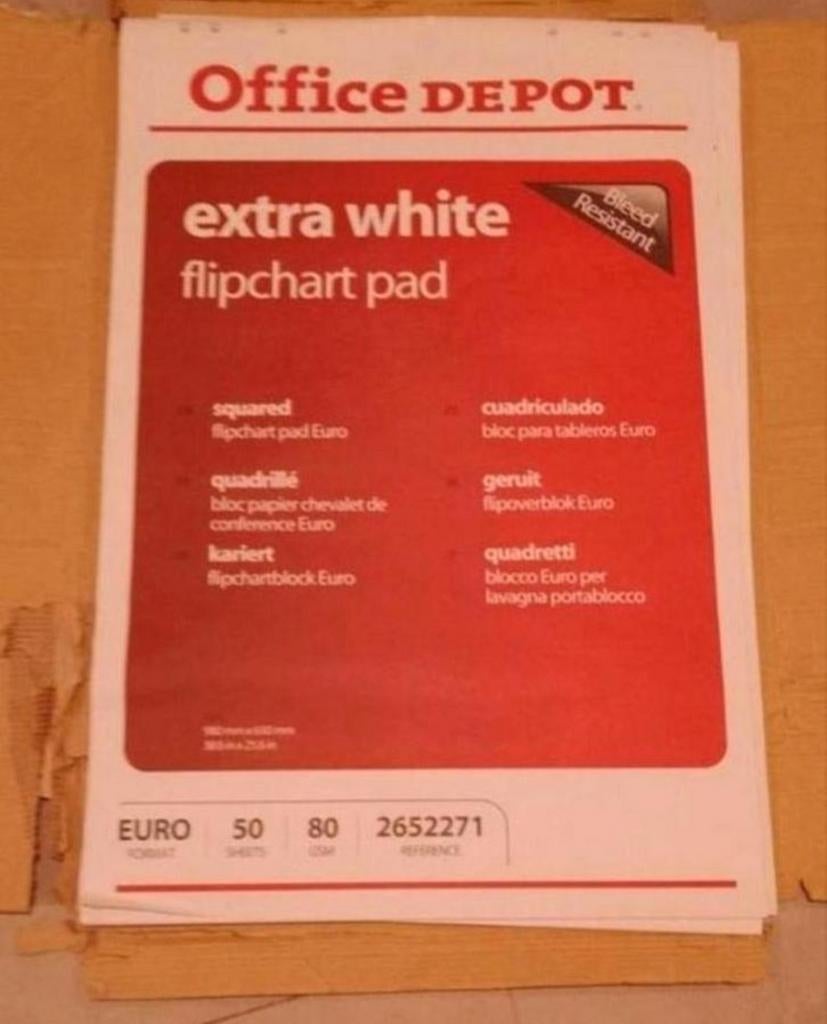 50 vellen voor de flip over flipchart sheets 50 stuks

Prijs, Ophalen of Verzenden