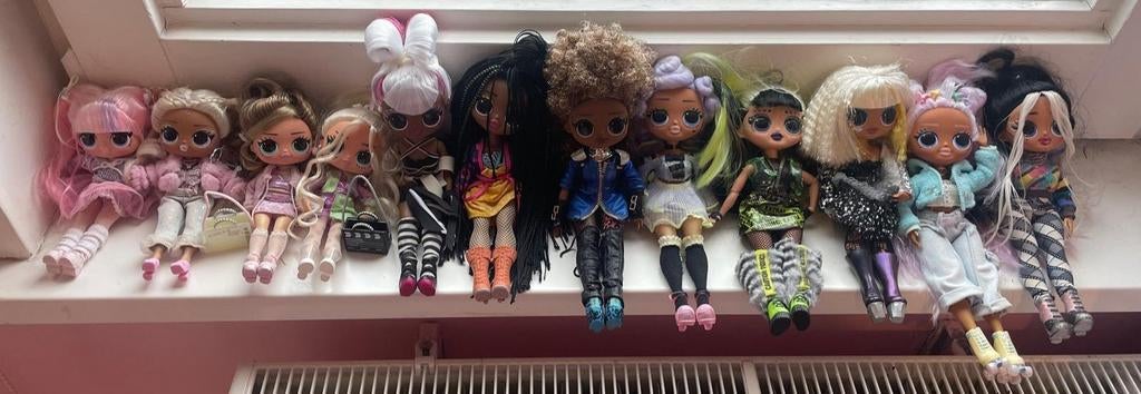 LOL POPPEN/HUIS/ AUTO'S/ACCESSOIRES/ BEUATY KOFFER, Ophalen, Zo goed als nieuw, Overige typen