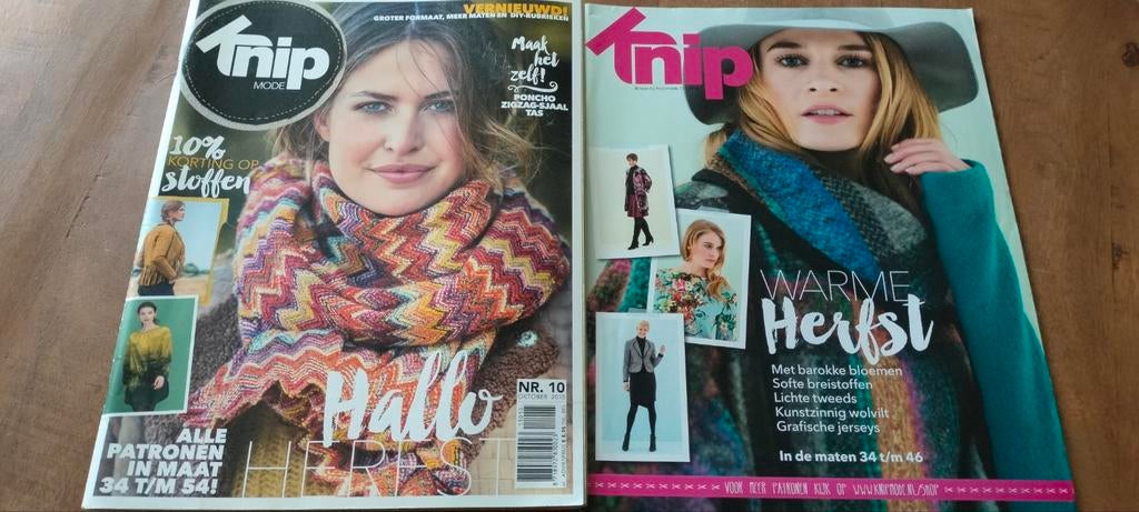 Knipmode met bijlage oktober 2015, Overige typen, Vrouw, Ophalen of Verzenden, Zo goed als nieuw