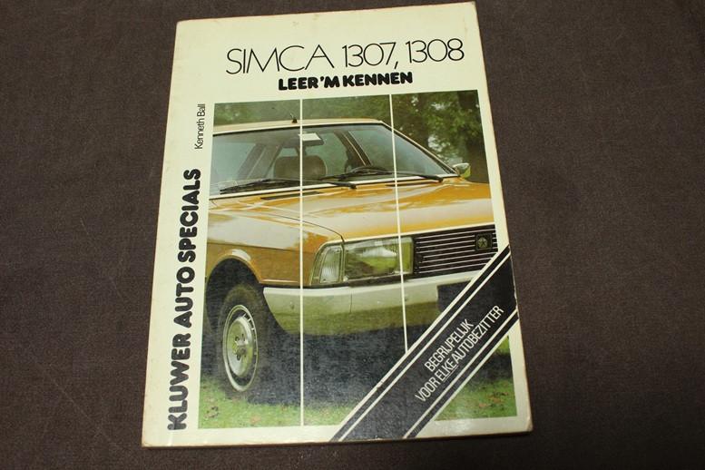 Simca 1307 1308 leer 'm kennen Kluwer auto specials GLS GT, Ophalen of Verzenden