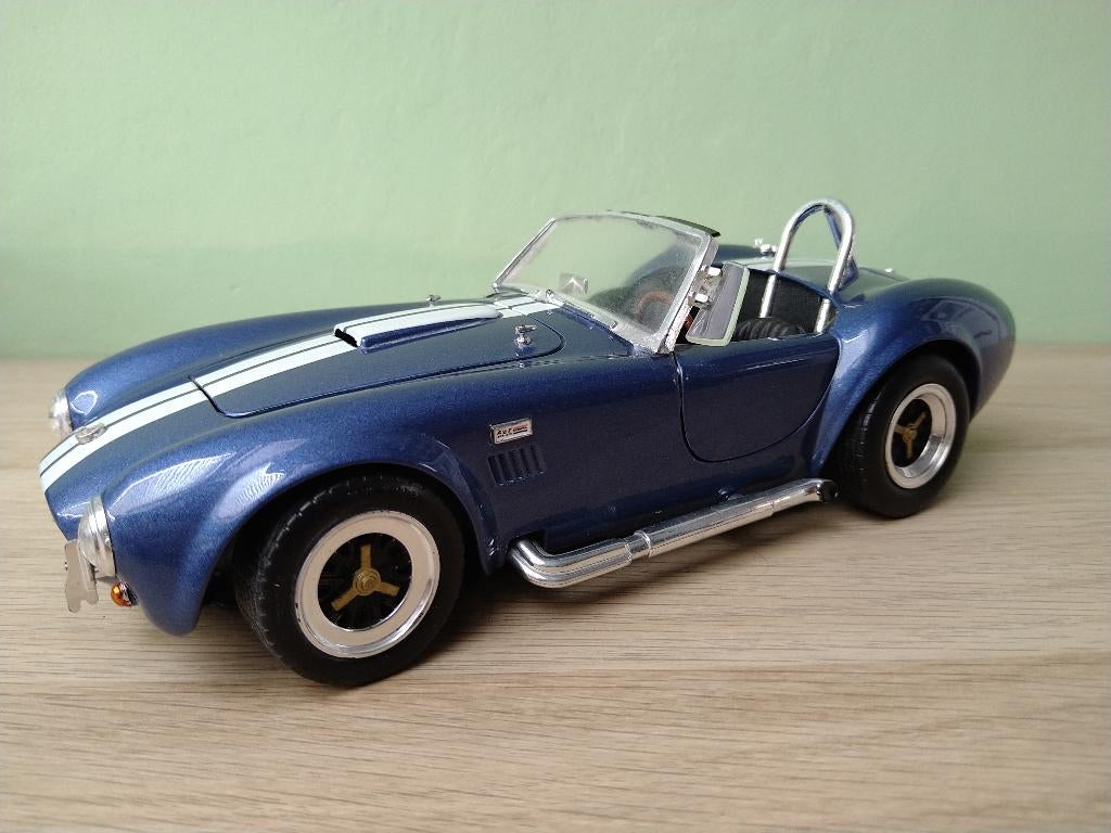Shelby Cobra 427 SC 1965 Blue / W. Stipe Road Tough 1:18, Ophalen of Verzenden, Zo goed als nieuw, Auto, Overige merken