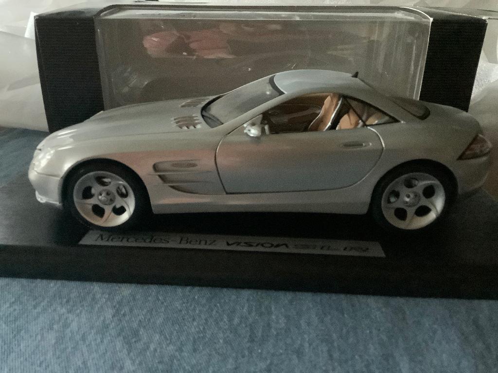 Mercedes Vision SLR 1:18, Hobby en Vrije tijd, Modelauto's | 1:18, Ophalen of Verzenden, Zo goed als nieuw, Overige merken