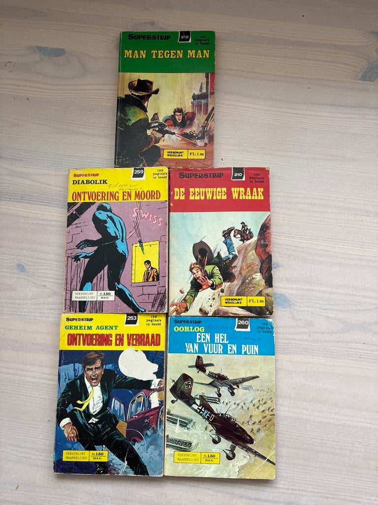 Superstrip Collectie - 5 Stripboeken, Meerdere stripboeken, Ophalen of Verzenden, Gelezen