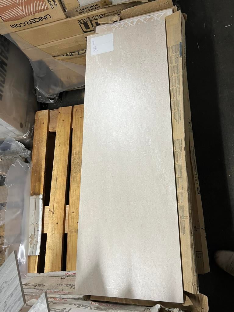 Tegels 30x90 cm beige brancato €140,- voor 9,72 m2, Ophalen, Nieuw, 10 m² of meer, Vloertegels