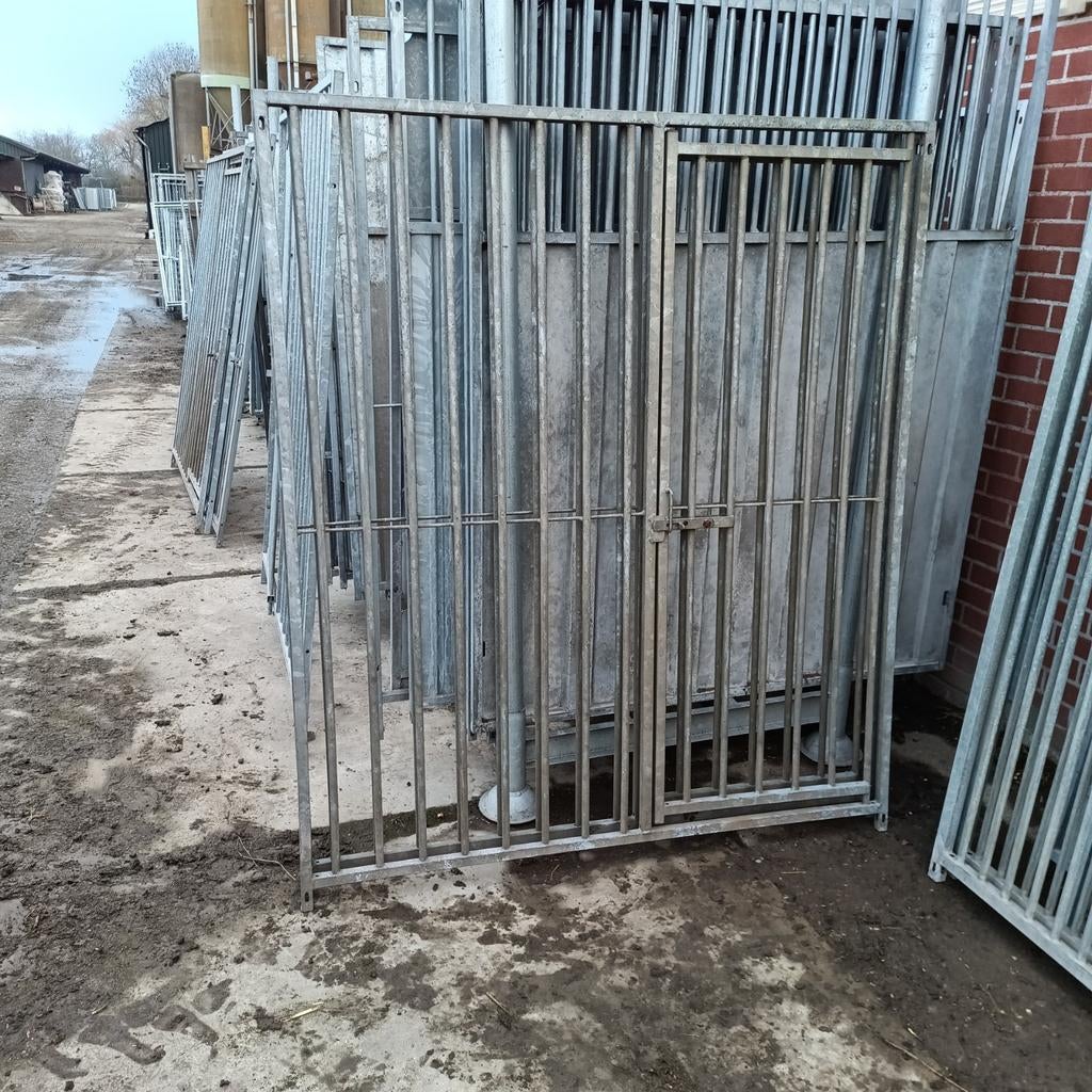 2 stuks 1,5m deurpaneel 175 hoog hondenkennel kennels, Ophalen, Hondenkennel, 100 cm of meer, 110 cm of meer