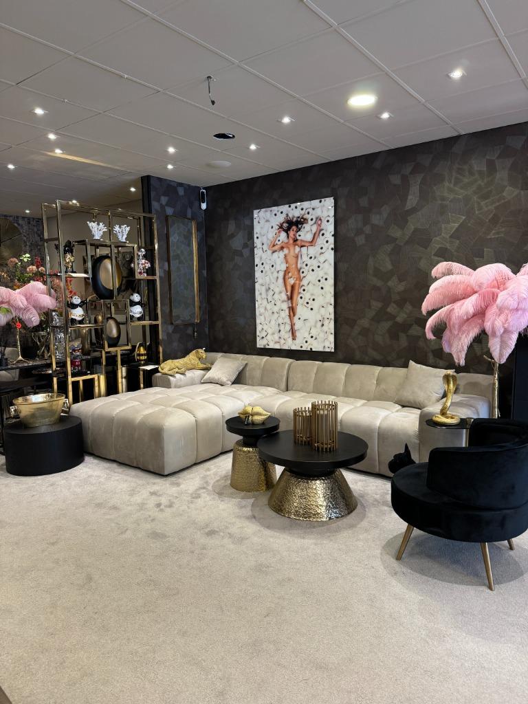 Bank Cube 3 zits + Lounge Richmond Interiors, Richmond Interiors, Hoekbank, 75 tot 100 cm, Ophalen of Verzenden