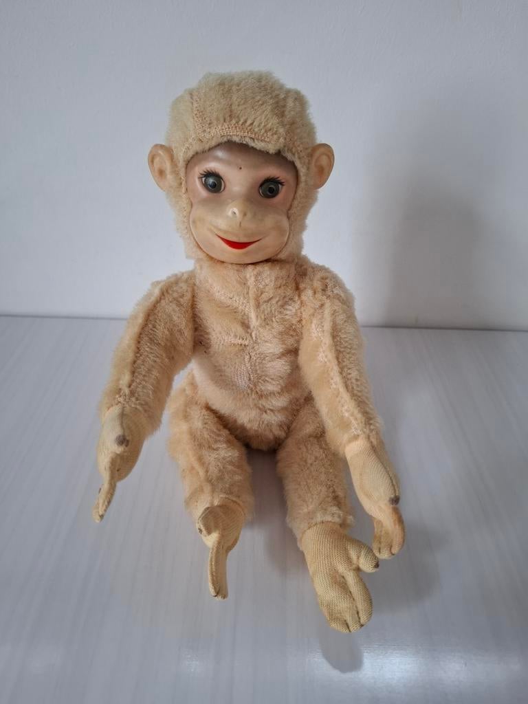 Vintage pluche Schuco aapje. Jaren '60., Ophalen of Verzenden, Zo goed als nieuw, Pop