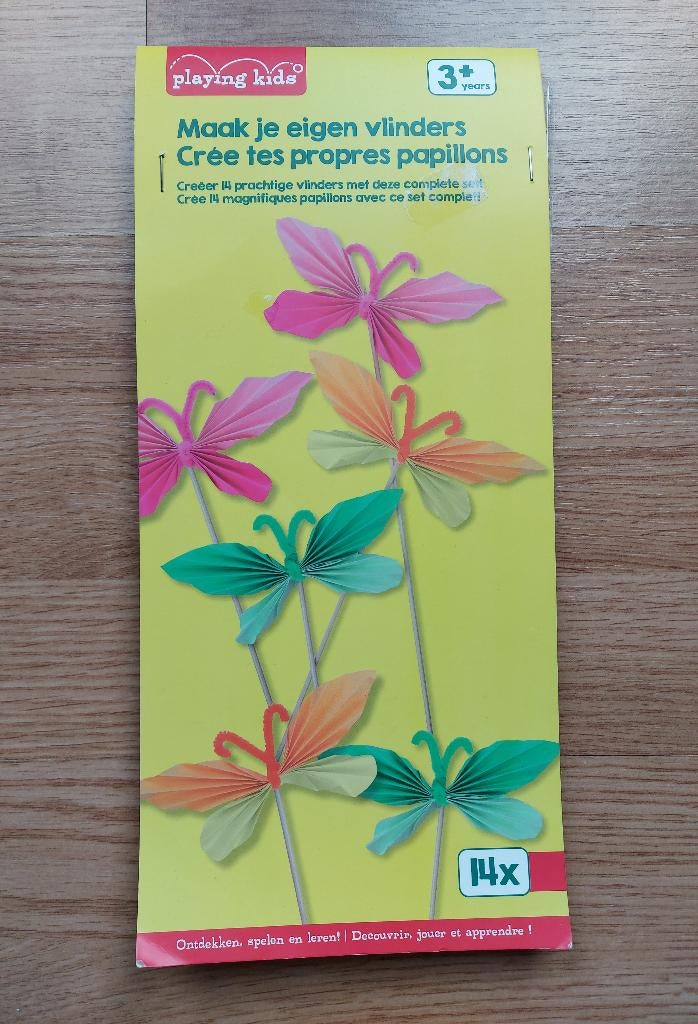 Knutselpakket Maak je eigen vlinders, Ophalen of Verzenden, Nieuw, Knutselwerk