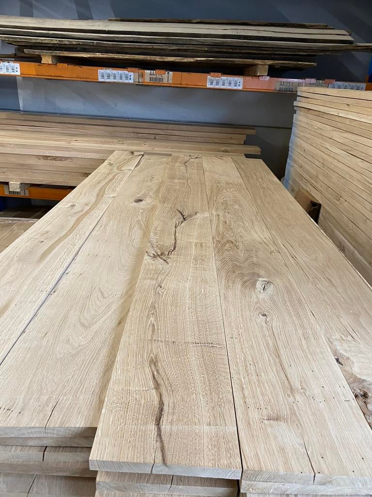 Eiken planken te koop. Geschaafd 250x20 mm 230/250 cm L, Minder dan 25 mm, Eiken, Nieuw, Ophalen of Verzenden