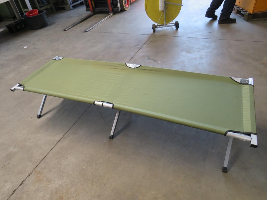 abbey legerbed campingbed veldbed opvouwbaar 200cm, Abbey, Zandhaarweg, Ophalen of Verzenden, Zo goed als nieuw