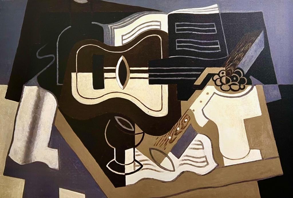 Juan Gris (F), schilderij repro op canvas, Antiek en Kunst, Ophalen