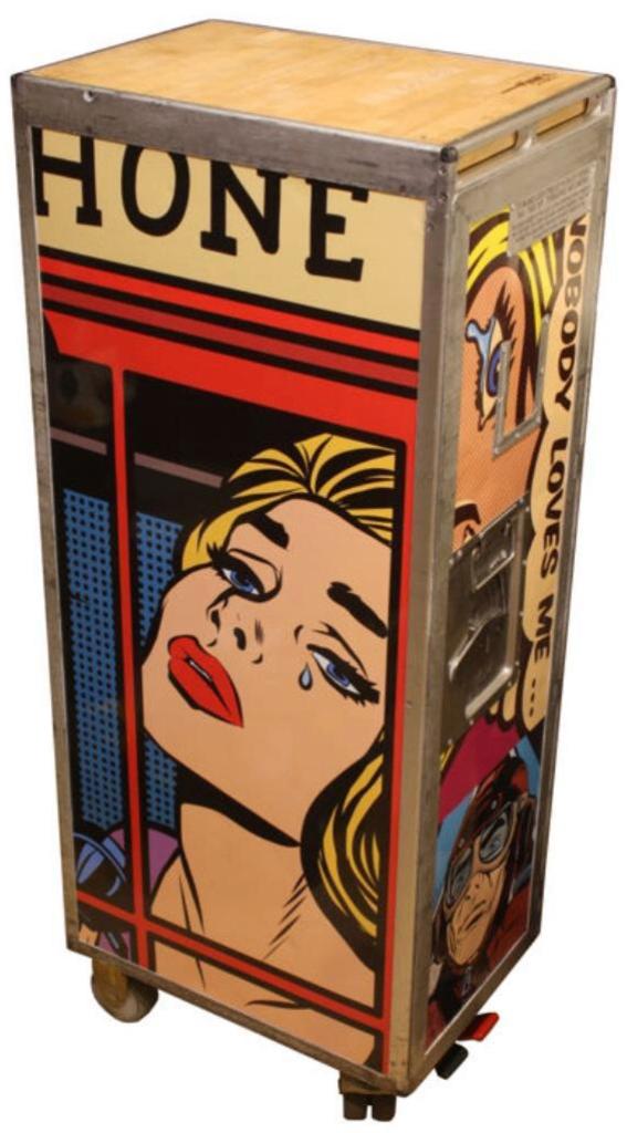 KLM VLIEGTUIGTROLLEY - PopArt - KLM gallycart - Pimms Design, Ophalen