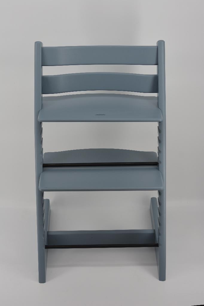 Stokke Tripp Trapp Denim Drift– Refurbished model trip trapp, Verzenden, Zo goed als nieuw, Meegroeistoel, Gordel(s)
