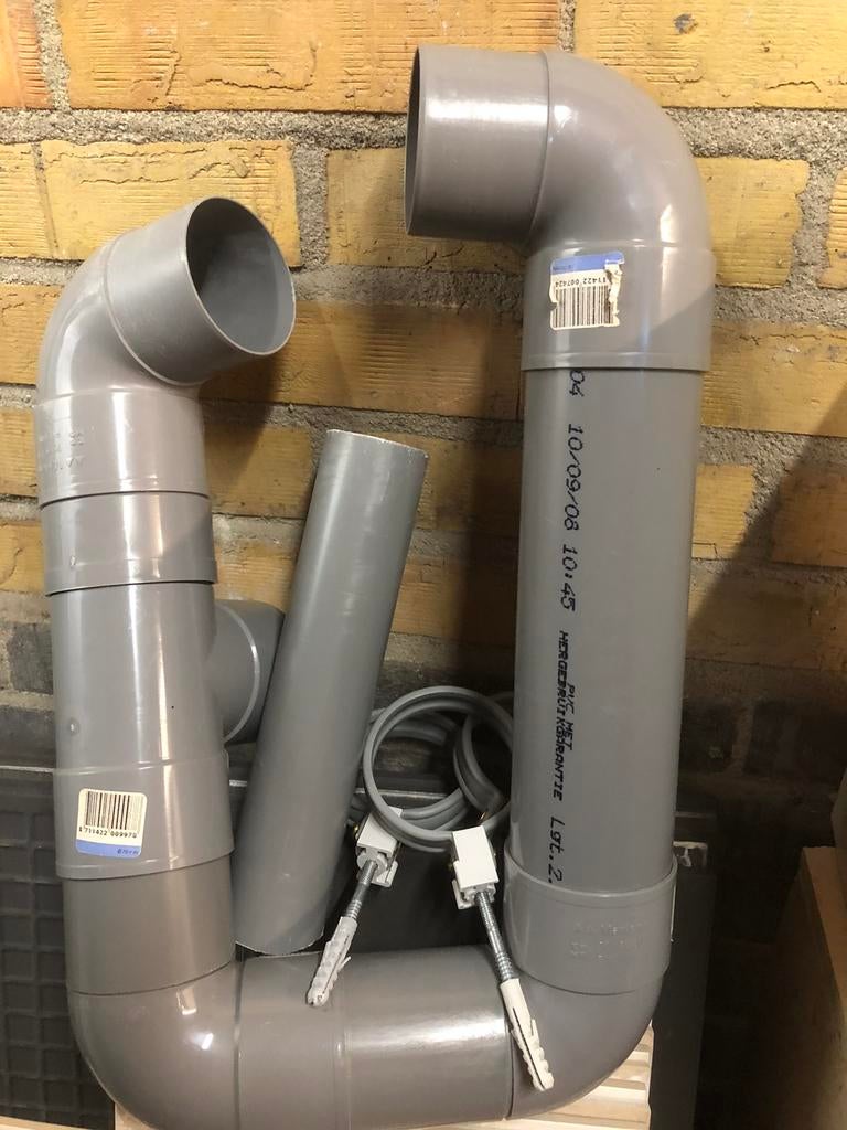 Diverse lengtes en diameters afvoerbuizen, Ophalen, Overige materialen, Overige typen, Zo goed als nieuw