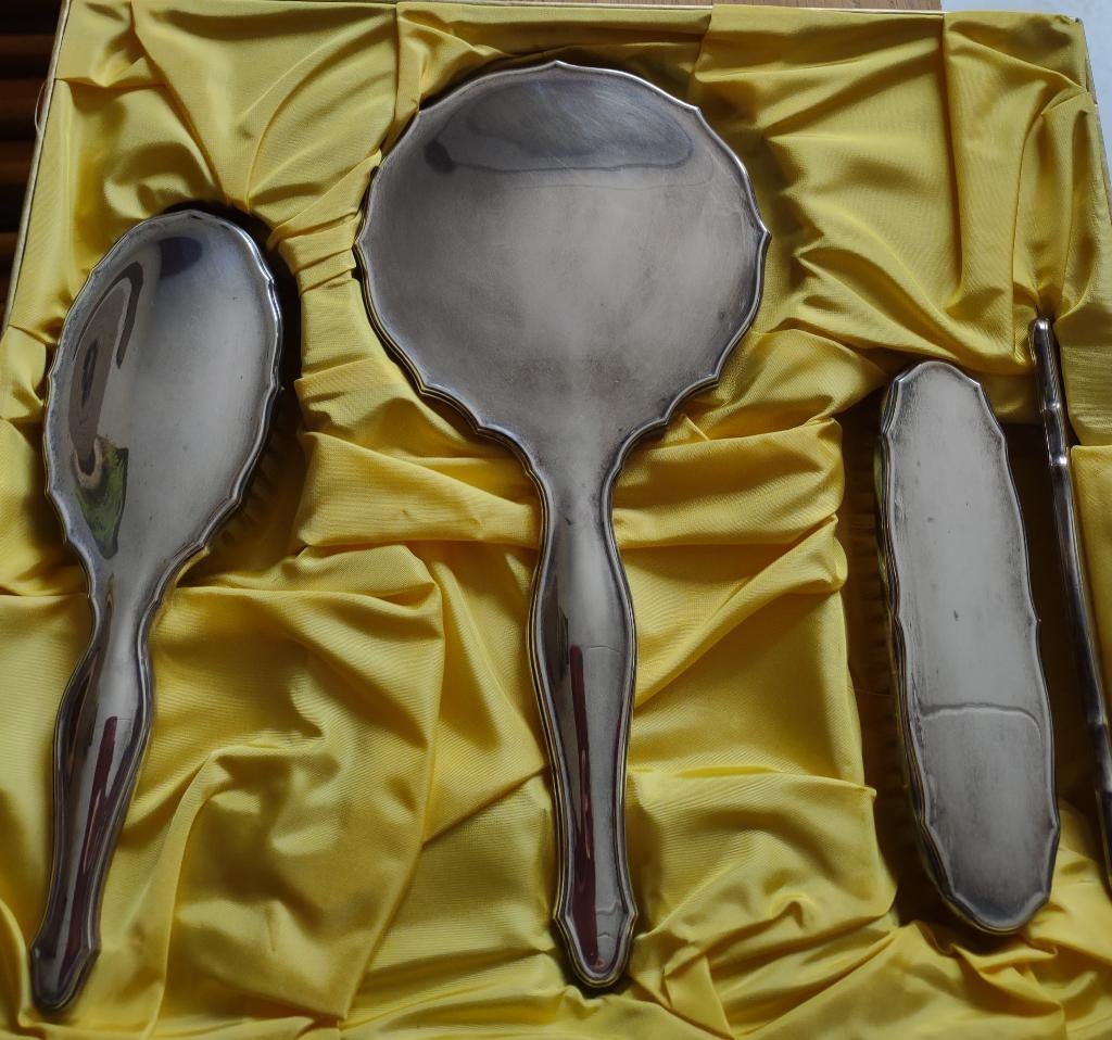 gero zilvium kapset (4 delig in doos), Antiek en Kunst, Antiek | Goud en Zilver, Ophalen of Verzenden, Zilver