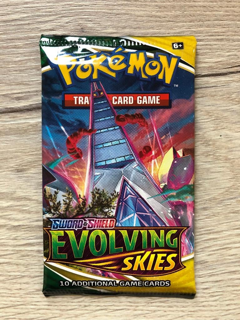 1x booster pack Evolving Skies (Sword & Shield) Pokemon!, Hobby en Vrije tijd, Verzamelkaartspellen | Pokémon, Ophalen of Verzenden