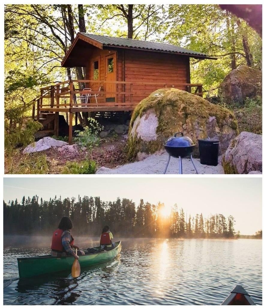 Blokhut met kano te huur in Zweden - Huisdieren ook welkom!, Huisdier toegestaan