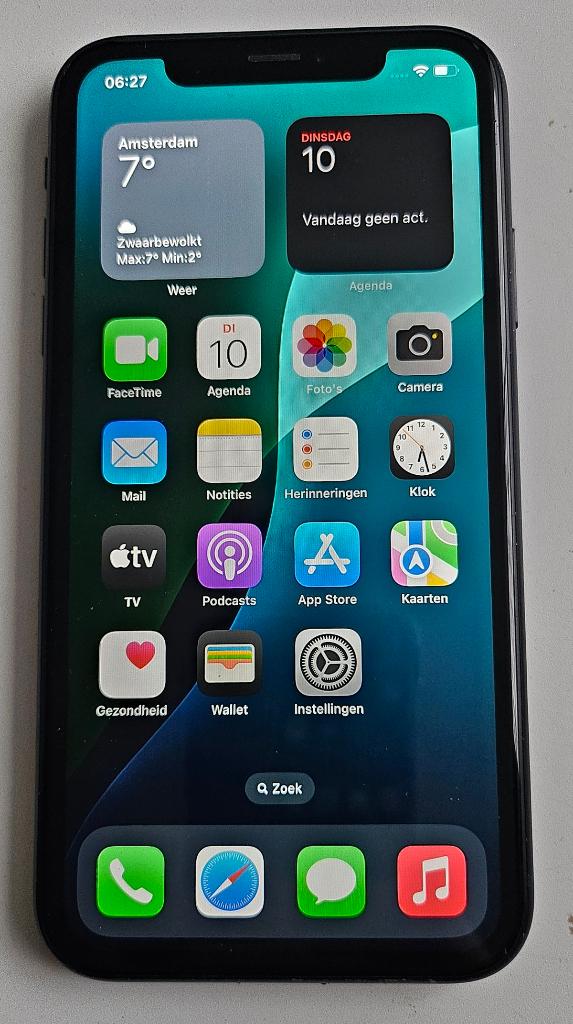 iphone XR - 128GB - Zwart, Telecommunicatie, Mobiele telefoons | Apple iPhone, Refurbished, 128 GB, Zonder abonnement, Zonder simlock