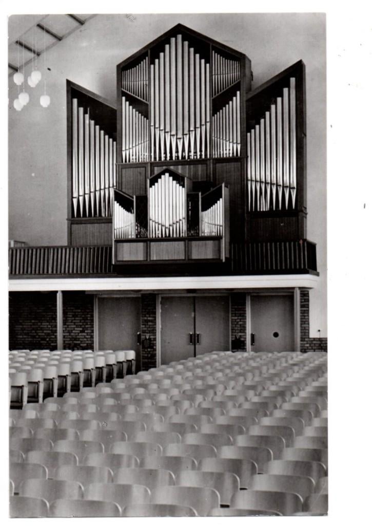 Vlaardingen. Orgel Ned. Herv. Rehobothkerk.  **, Ophalen of Verzenden, 1960 tot 1980, Ongelopen, Zuid-Holland